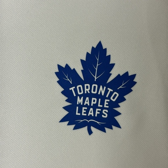 Adidas White Polo Toronto Maple Leafs Size Large Women's NWT - Picture 3 of 9